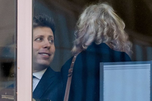 Musk accused OpenAI’s Sam Altman (pictured) and Greg Brockman of not being “honest” about plans for the company.