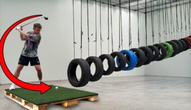 Can You Thread a Golf Ball Through 20 Tyres? How Ridiculous Gave It a Go
