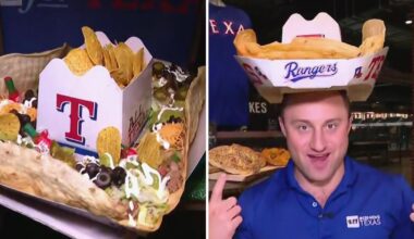 Texas Rangers unveil giant "rally sombrero" snack, a 24-inch shareable showstopper, for home opener
