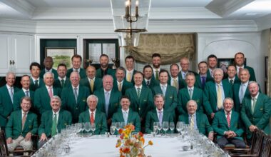This year’s Champions Dinner hosted by Rory McIlroy, who attended, where was Tiger Woods and Phil Mickelson