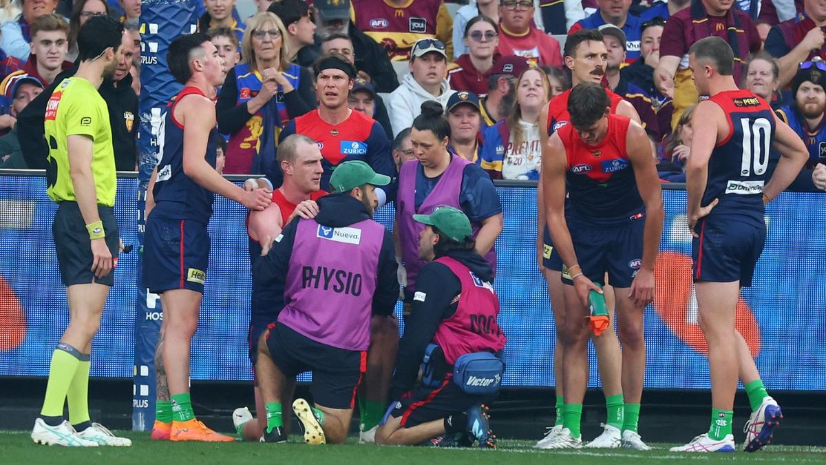 Melbourne ‘bemused’ by unwell defender Harrison Petty’s sudden health troubles in win over Brisbane