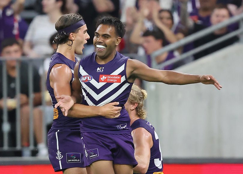 Murphy Reid and Isaiah Dudley are two Fremantle success stories.