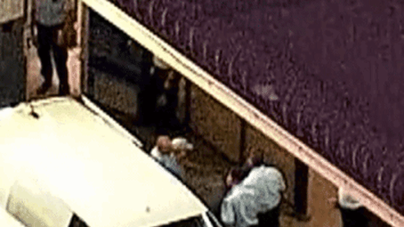 Ben Roberts-Smith being led into Silverwater on Tuesday night.