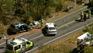 Five fighting for life after multi-vehicle crash on Tamborine Mountain Road in Queensland’s Scenic Rim