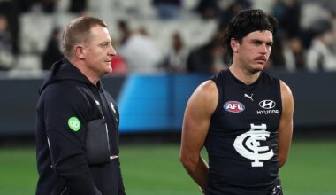 Michael Voss: Carlton coach says Blues have been ‘bullied’ around their handling of Elijah Hollands situation