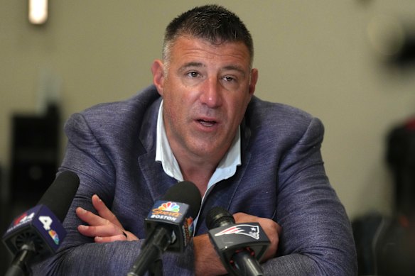 New England Patriots head coach Mike Vrabel.