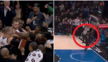 Denver Nuggets vs Minnesota Timberwolves, Nikola Jokic fights Jaden McDaniels, video, highlights