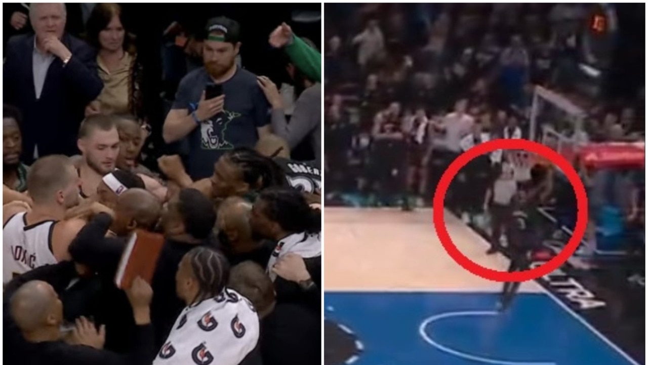 Denver Nuggets vs Minnesota Timberwolves, Nikola Jokic fights Jaden McDaniels, video, highlights