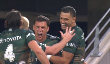 North Queensland Cowboys vs Cronulla Sharks, highlights, teams, result, score, videos, Jeremiah Nanai, Nicho Hynes, nrl news