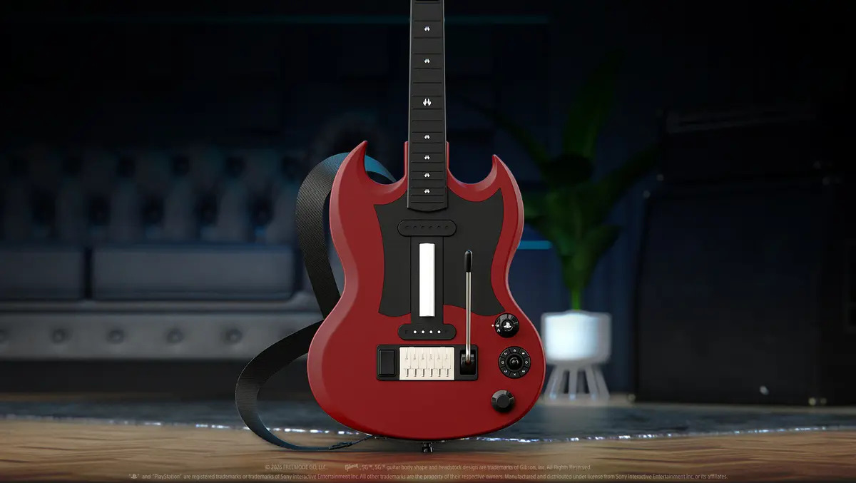 CRKD launches Gibson SG Cherry guitar controller for PS5