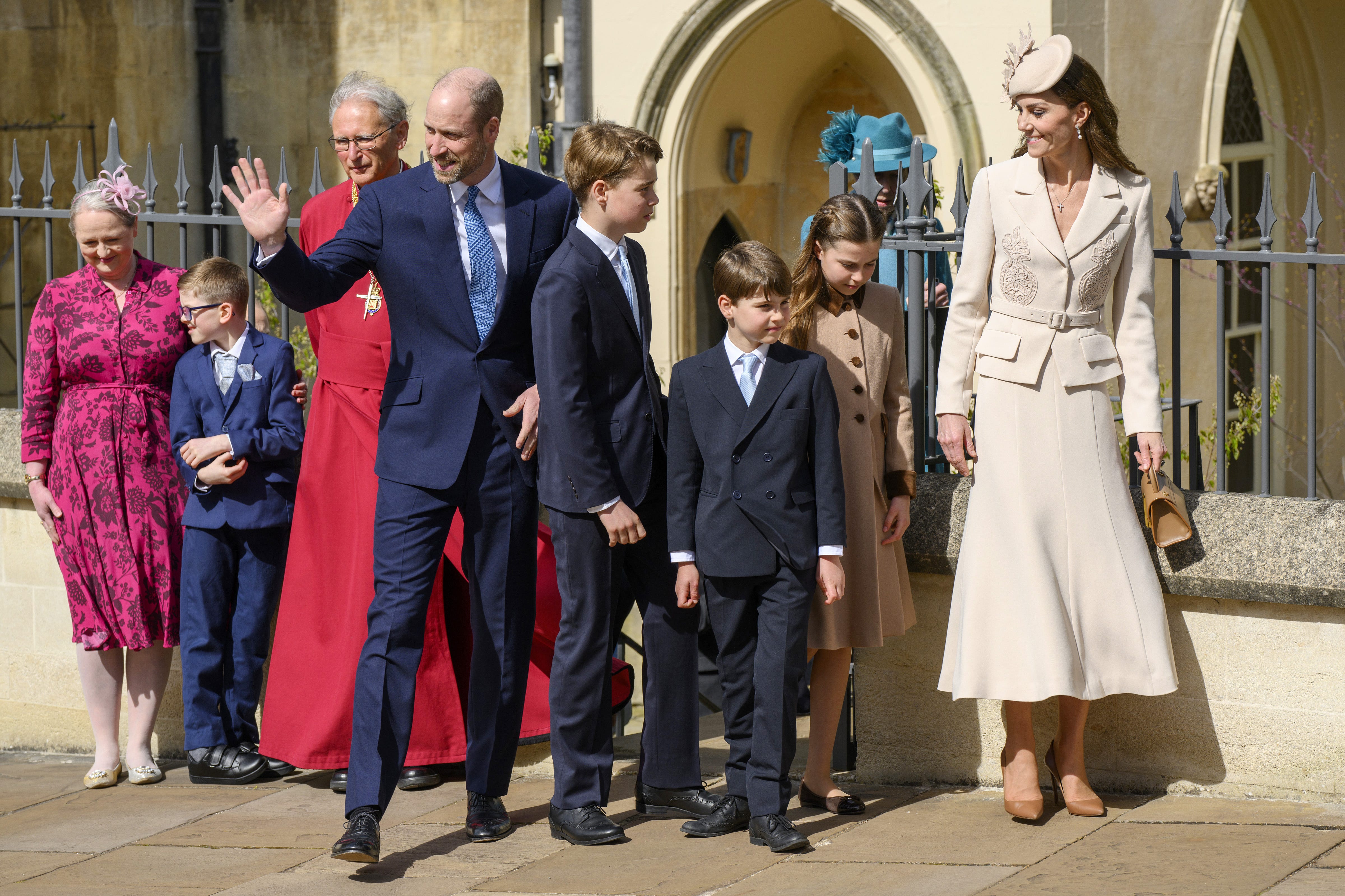 British Royal Family attend Easter Sunday Service at Windsor Castle