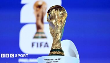 The Fifa World Cup trophy