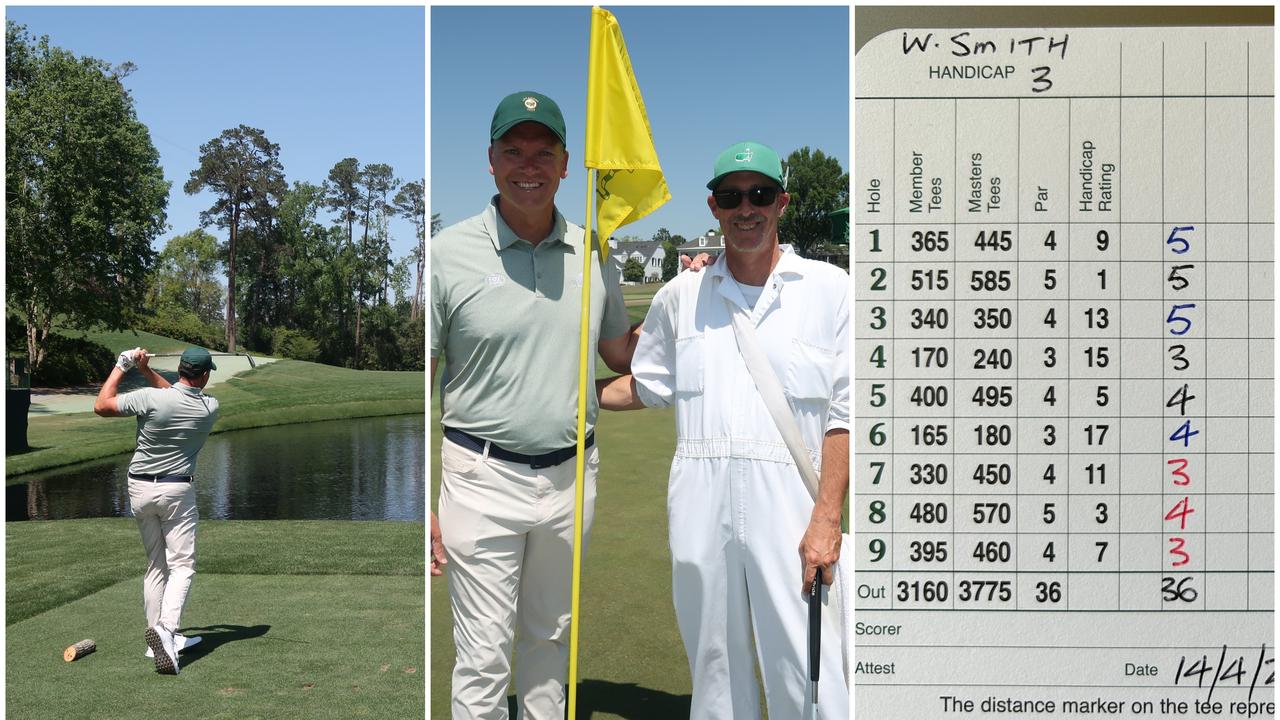 What it’s like to play at Augusta, Warren Smith’s hole-by-hole diary after shooting 74 at iconic course