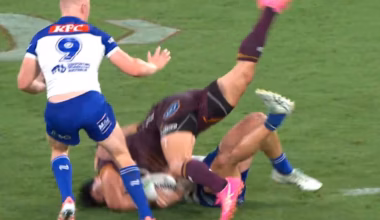 NRL 2026: Matt Burton ‘in trouble’ for dangerous tackle on Kotoni Staggs Marcelo Montoya’s spot under scrutiny after costly errors, Bulldogs vs Broncos