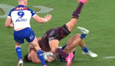 NRL 2026: Matt Burton ‘in trouble’ for dangerous tackle on Kotoni Staggs Marcelo Montoya’s spot under scrutiny after costly errors, Bulldogs vs Broncos