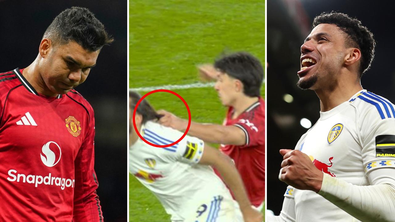 Leeds beat Manchester United at Old Trafford after Lisandro Martinez hair pull red card, video, highlights