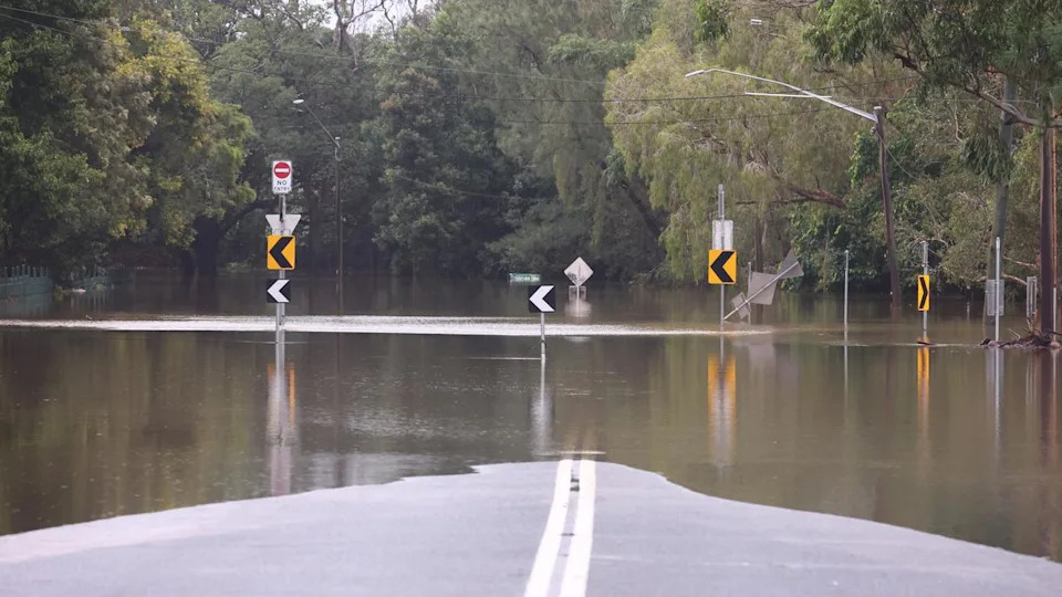 Flooding in Lismore, New South Wales, in March 2025