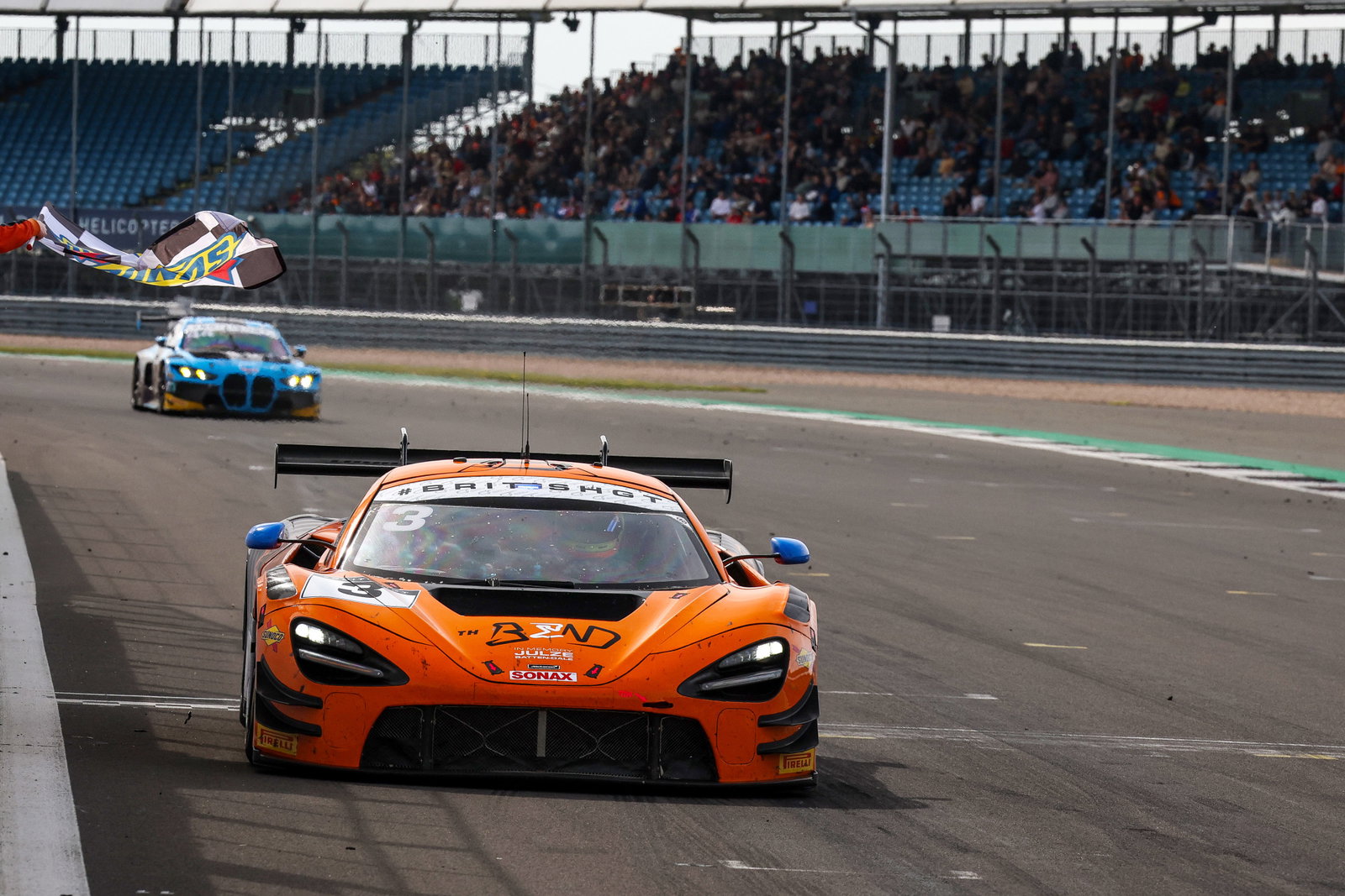 The race-winning Optimum Motorsport McLaren 720S.