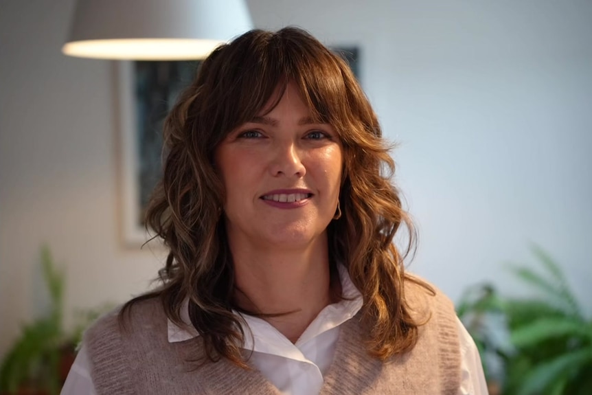 Marie Slako inside her home.