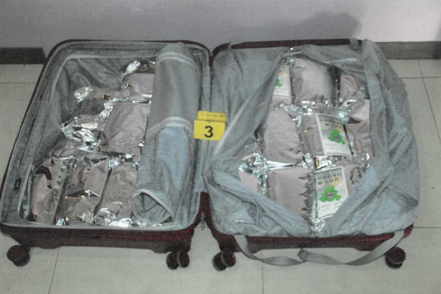 Meth in kava packets stashed in suitcases.