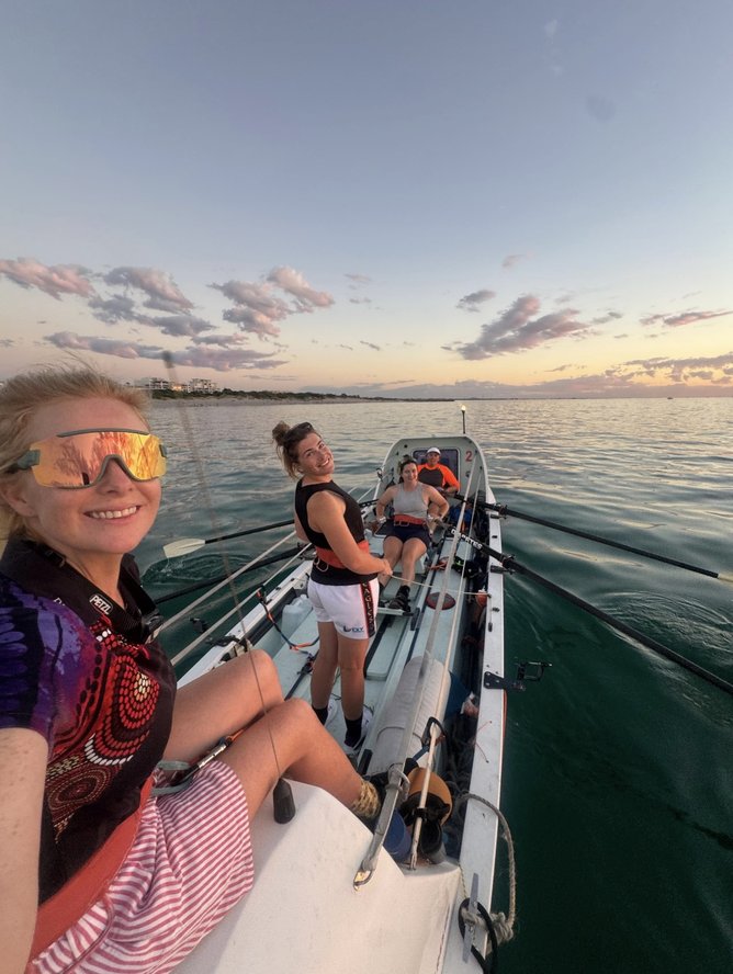 Cassie Gaff, Micah Manger, Chelsea Tanner and Laura Lily are also participating in the World's Toughest Row in June.