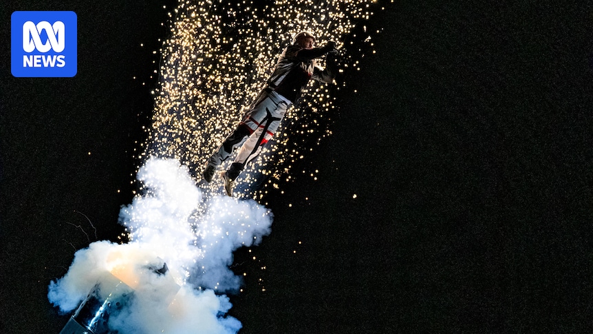 Human cannonball continues family tradition at Sydney Royal Easter Show