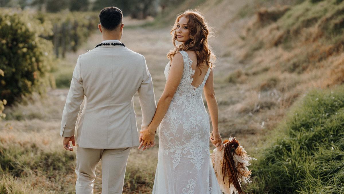 Wedding of the week: Cyclone Narrelle cleared just in time for Brittany Bishop and Josiah Faamasino’s wedding