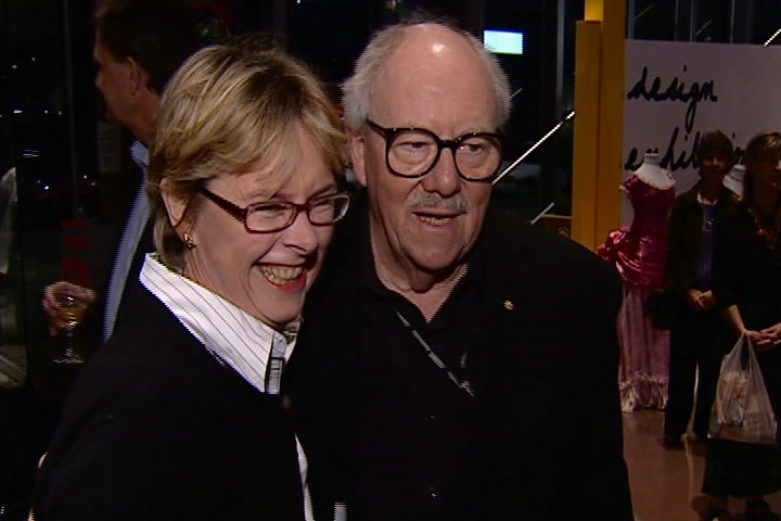 John Clark with Penny Cook.