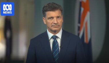 Angus Taylor uses national address to call on Australians to 'look after ourselves'