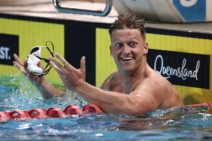 Sam Williamson looks surprised