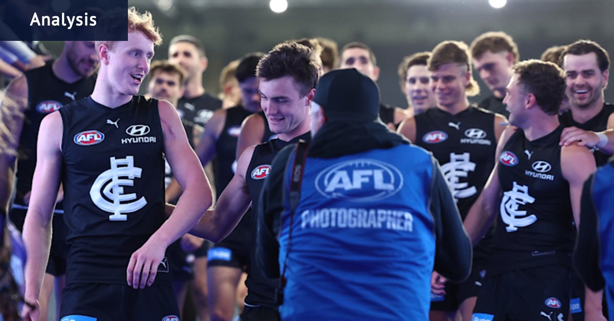 Are the Carlton Blues or Essendon Bombers in a better position to rise?