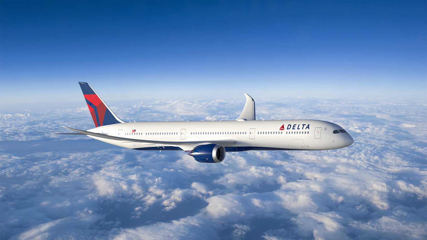 Delta Air Lines Boeing 787 render.