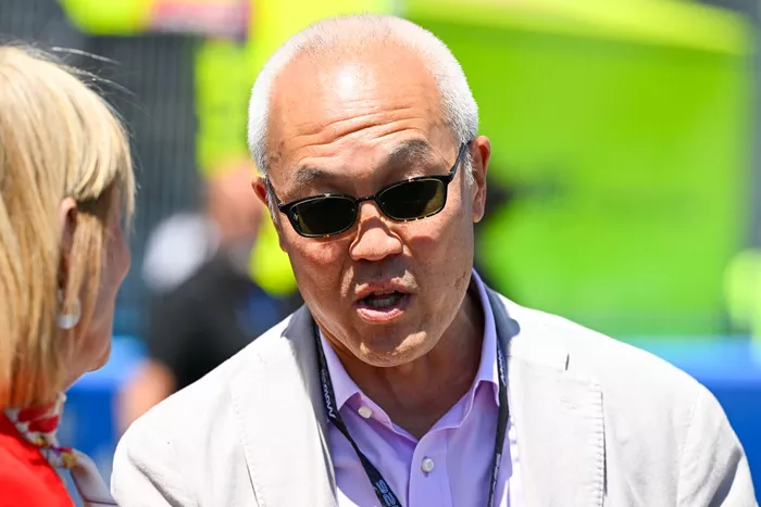 Derek Chang, owner of Liberty Media, on the grid.