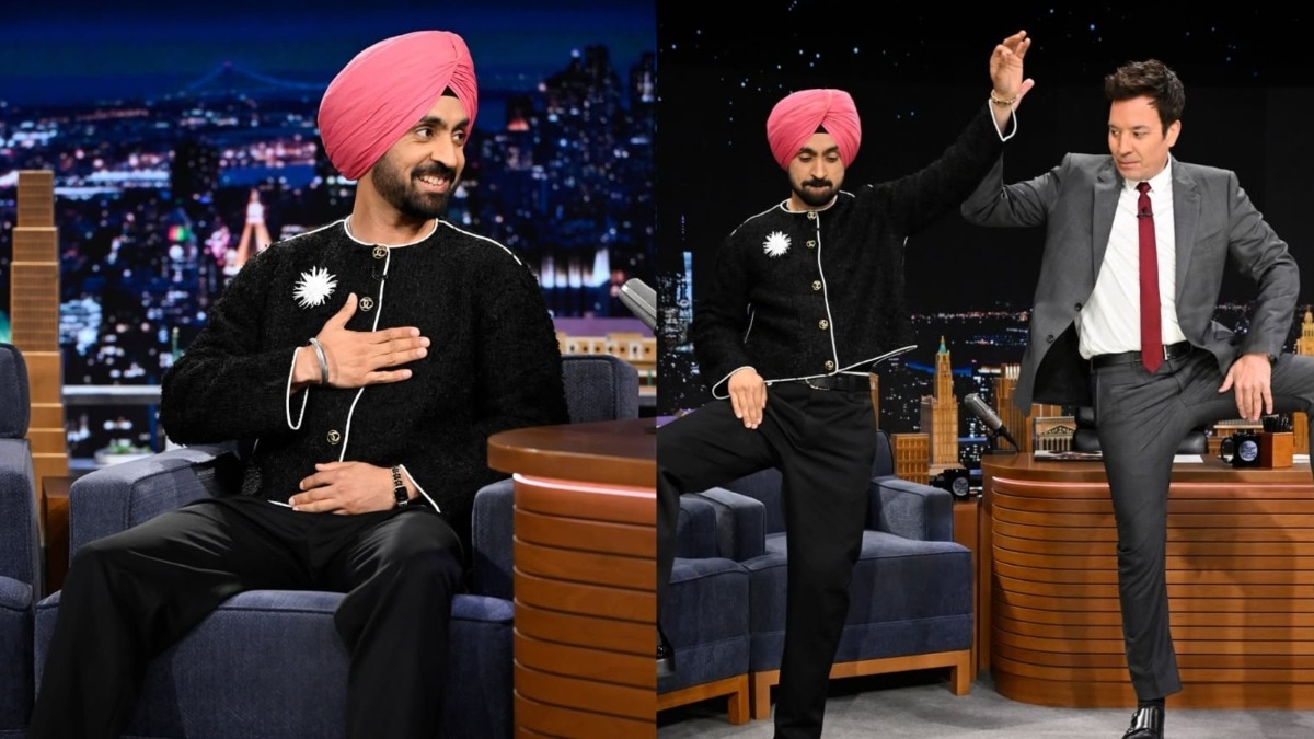 Diljit Dosanjh returns to Jimmy Fallon's show as guest, turns it into Bhangra party