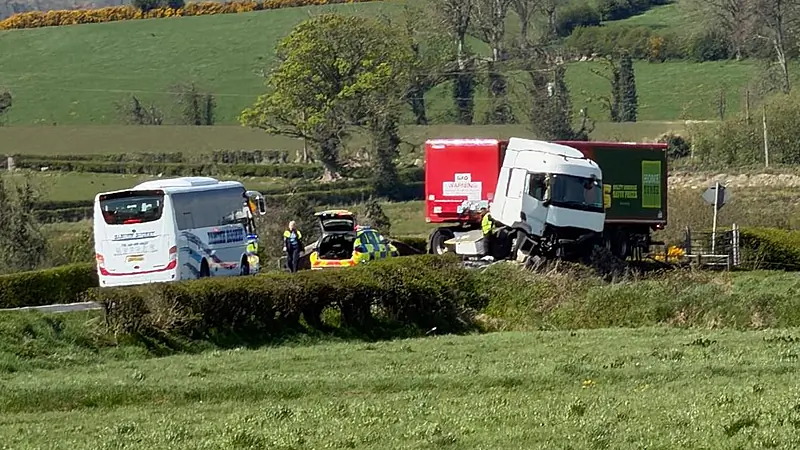 Diversions after lorry jackknifes on Letterkenny to Lifford road