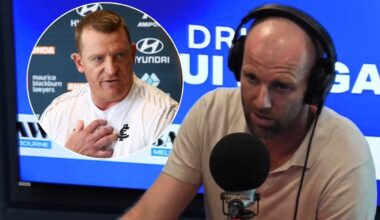 What surprised Sam Docherty about Michael Voss' explosive press conference