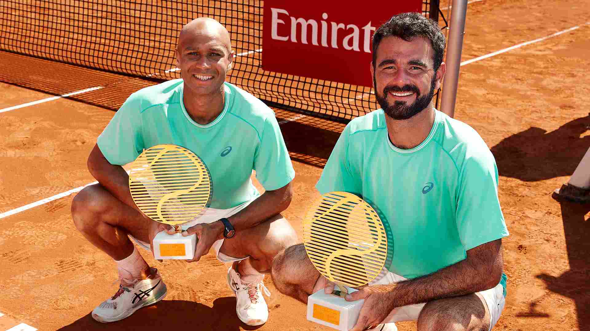 Sadio Doumbia and Fabien Reboul win their second title at the ATP 250 in Bucharest. 