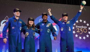 NASA astronauts receive hero’s welcome in Houston after record-breaking mission