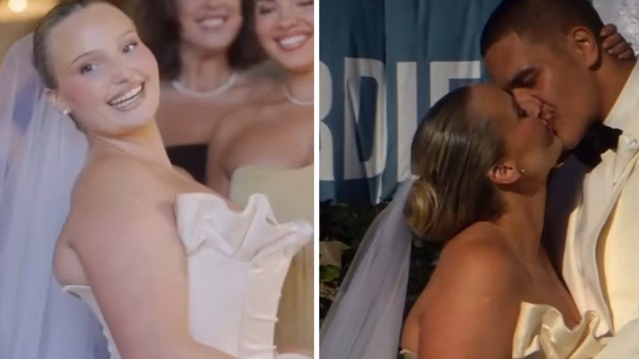 Gold Coast influencer Riley Hemson’s Vogue wedding sends fans wild