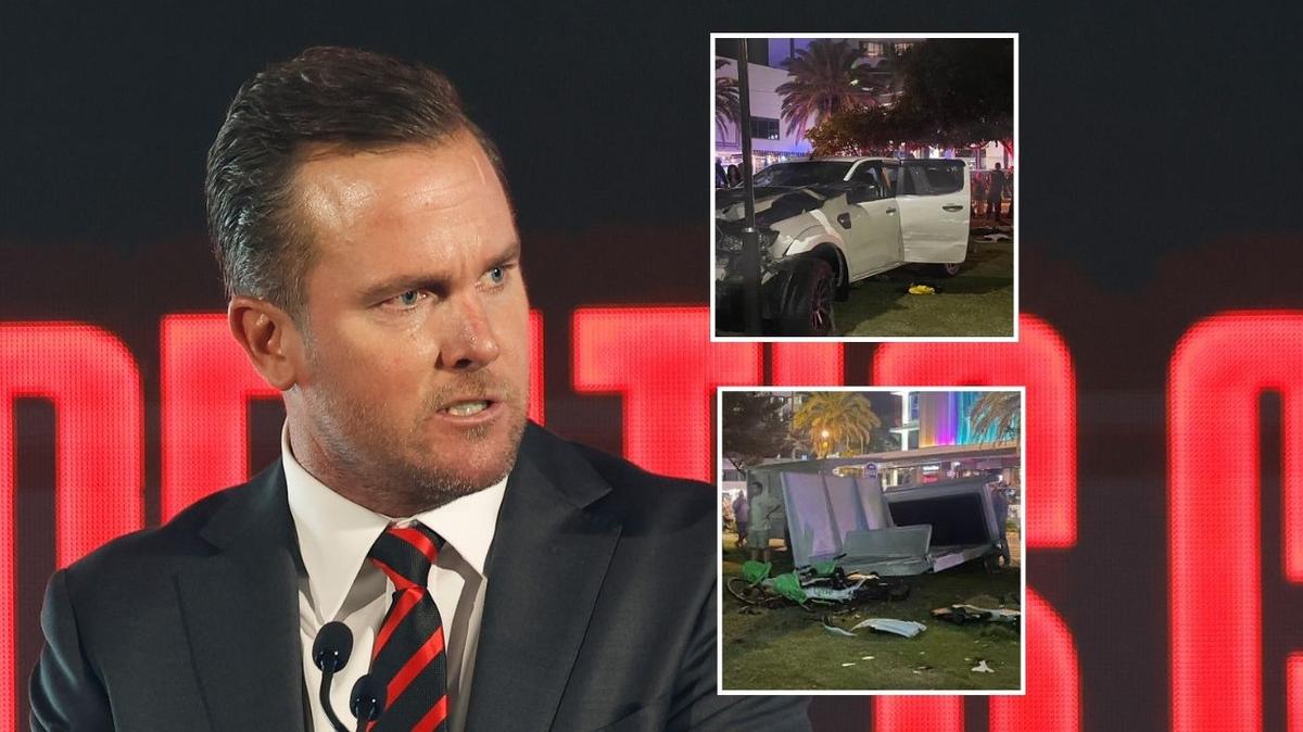 Essendon president Andrew Welsh at the centre of ‘chaotic’ citizen’s arrest on the Gold Coast