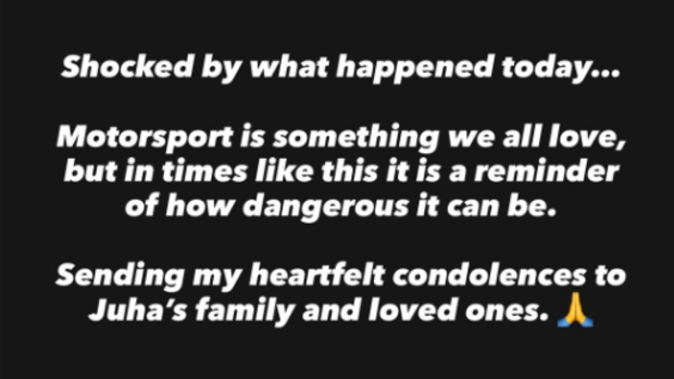 Verstappen's tribute online. 