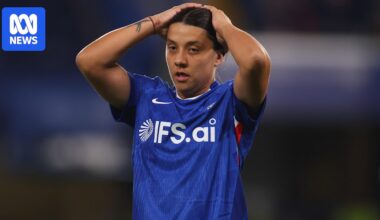 Arsenal defeats Chelsea 3-2 on aggregate in Women's Champions League as Matildas face off