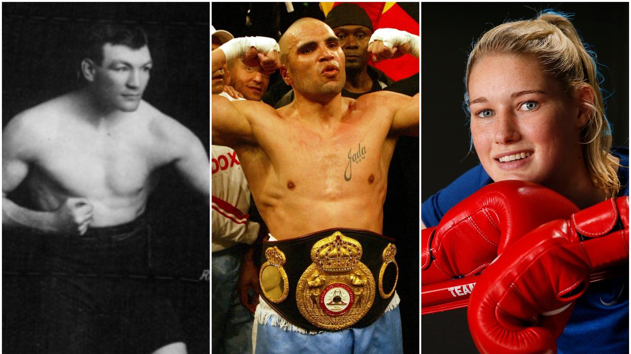 Top 10 Australian footy stars who became boxing champions Anthony Mundine, Paul Gallen, Tayla Harris, Nelson Asofa Solomona vs Jarrod Wallace