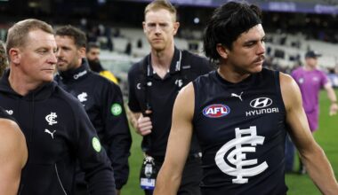 AFL 2026: Carlton coach Michael Voss has addressed a ‘shattered’ Elijah Hollands