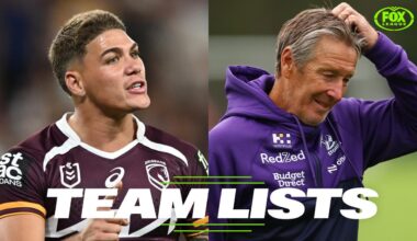 Round 9 team lists, teams, ins and outs, selection, team lists tuesday, SuperCoach, Reece Walsh, Jahream Bula, Storm changes, Brisbane Broncos