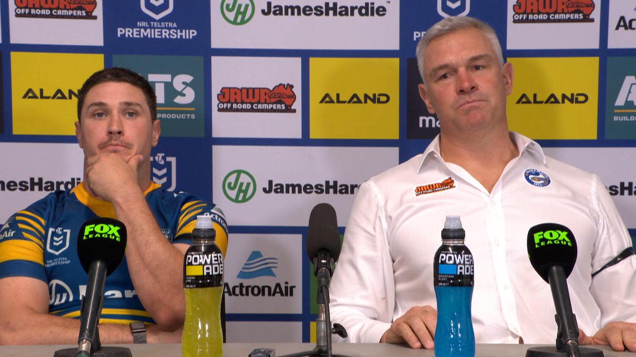 Mitchell Moses admits confusion over referee call, wasn’t able to challenge, Eels press conference, Jason Ryles, Eels v Tigers