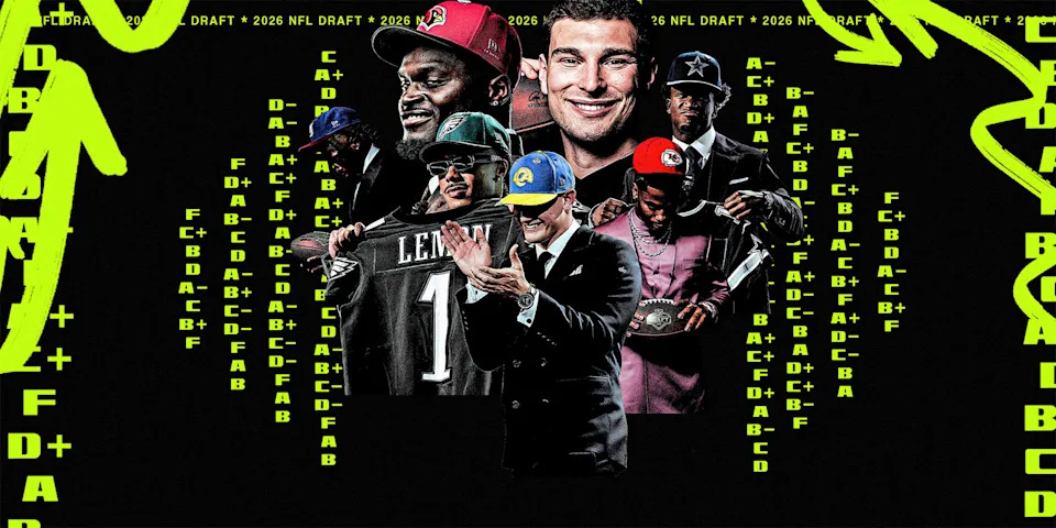 Grading every Round 1 pick of the 2026 NFL Draft. (Henry Russell/Yahoo Sports)