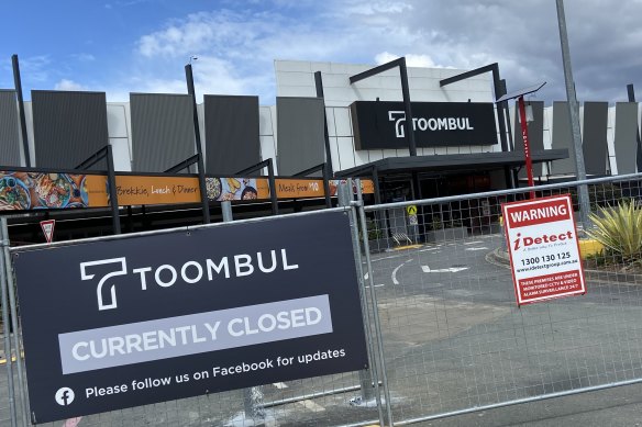The Mirvac-owned Toombul Shopping Centre before its demolition.