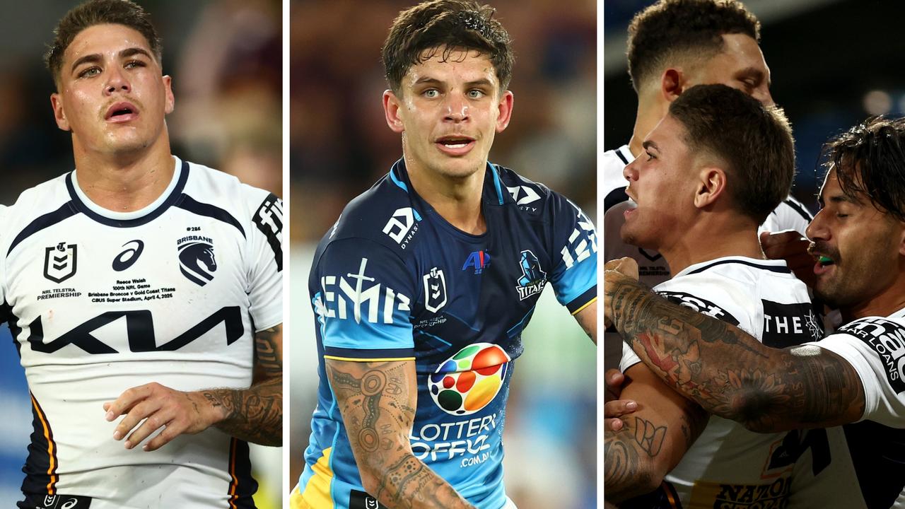Brisbane Broncos def. Gold Coast Titans, Reece Walsh injury, Adam Reynolds injury, Kotoni Staggs, Ezra Mam