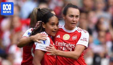 Caitlin Foord shines as Arsenal win Champions League semi-final first leg lead, Sam Kerr on target for Chelsea in WSL